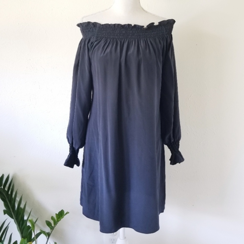 Jenny Hann, 100% Silk, off the Shoulder Dress/Top